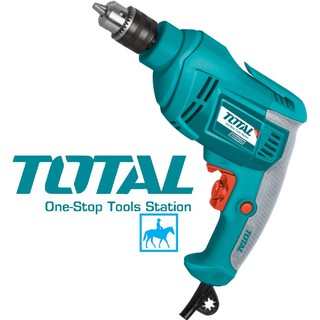 Total Máy khoan điện cầm tay 450W Đầu khoan 6.5mm TD4506E