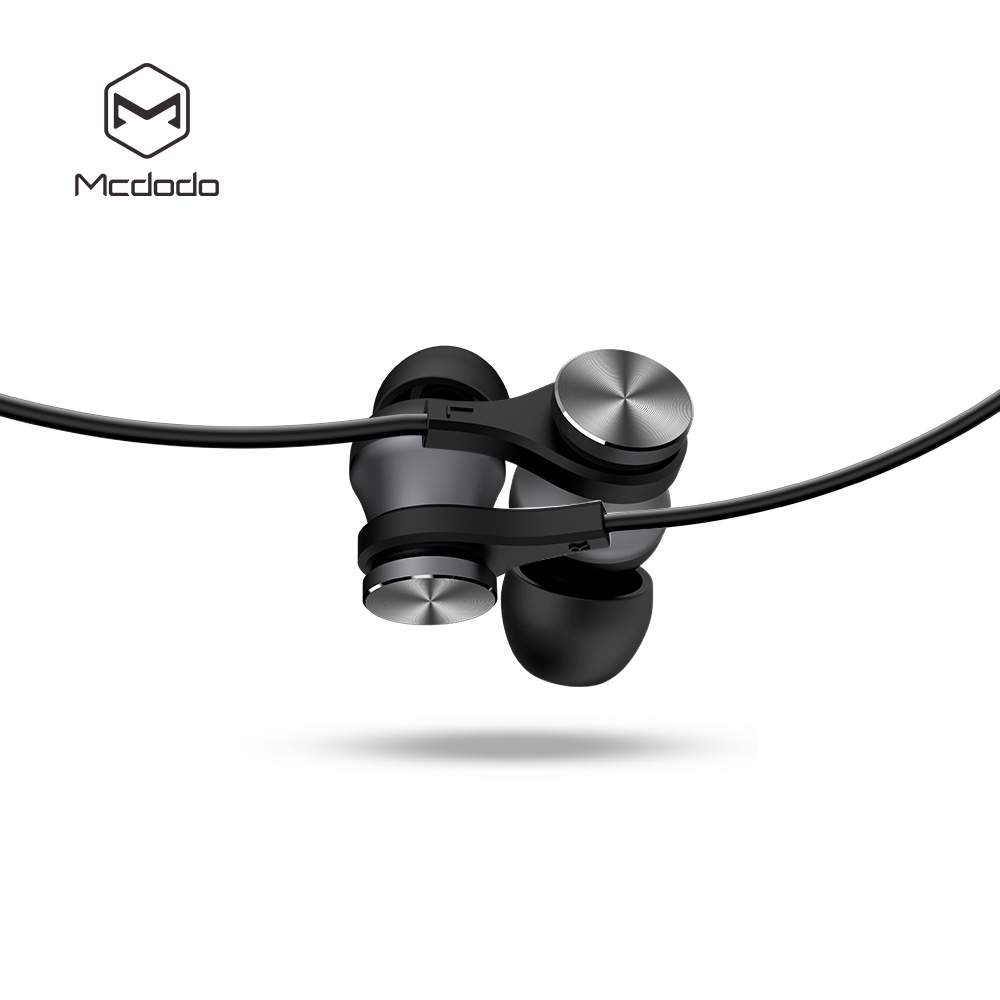 Houbly Mcdodo HP-395 1.2m In-Ear Subwoofer with Remote and Mic Wired Earphones for Cellphones
