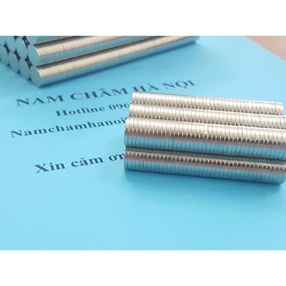 Nam châm viên trắng nhỏ 5x1mm