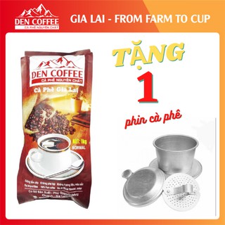 1000gram cà phê PHA PHIN 100% rang mộc + TẶNG Phin nhôm cà phê