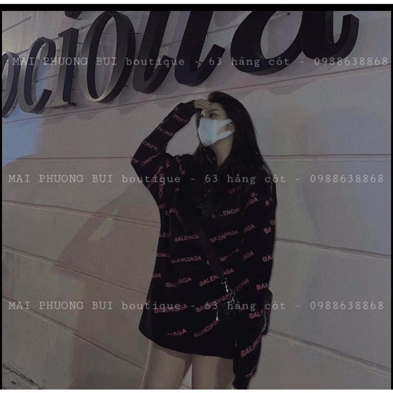 [RẺ VÔ ĐỊCH] Áo hoodie chữ Ba.len.ci.aga in kín toàn thân mẫu hot 2022