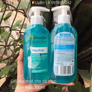 Sữa rửa mặt cho da dầu, mụn Garnier Đức