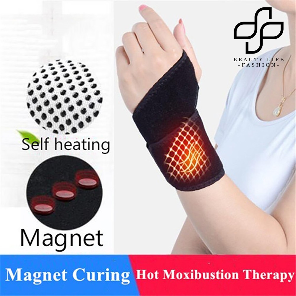 1 Cặp Băng Cổ Tay Tự Sưởi Ấm Có Nam Châm