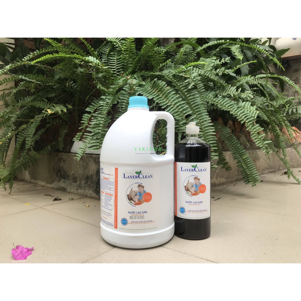 Nước lau sàn hữu cơ Layer Clean chai 5L