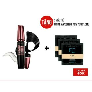 Date 11/2022 - Mascara Làm Cong Mi Maybelline Hyper Curl Đen 9.2ml