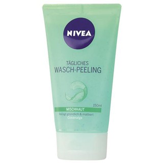 Sữa rửa mặt nivea tagliches wasch peeling - hàng đức