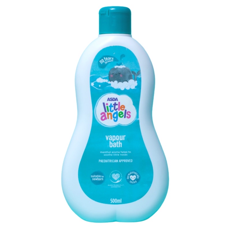 Sữa tắm cho bé Little Angels Asda Vapour Bath (hàng nội địa Anh)