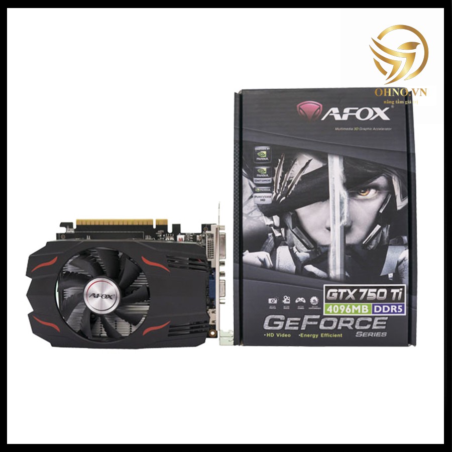 Card Màn Hình VGA AFOX GTX 750Ti Card Đồ Họa 2G Rời Cho Máy Tính PC - OHNO VIỆT NAM | BigBuy360 - bigbuy360.vn