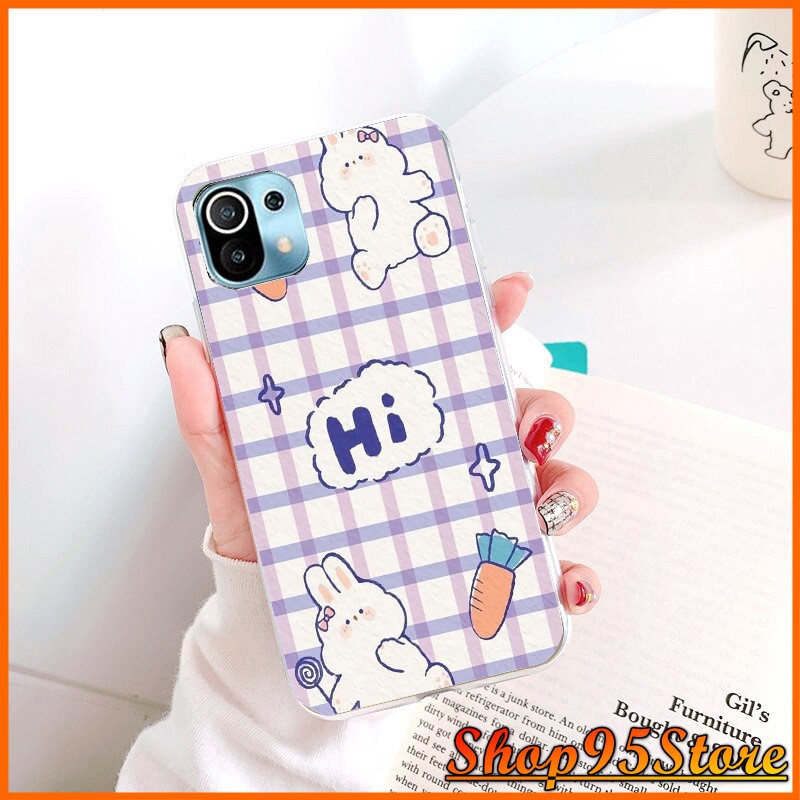 Ốp lưng silicon Xiaomi Mi 11 lite Note 11 4g Redmi 10C Note 10 Note 10 pro / K40 k40 pro Poco F3 in hình đẹp mắt