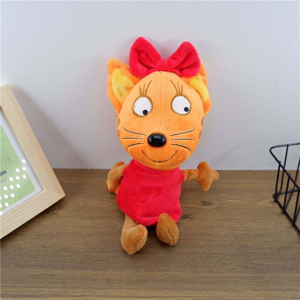Mèo Nhồi Bông Mềm Mại 25CM Trang Trí Nhà Cửa