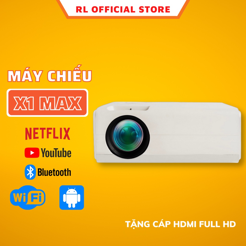 [Mã 154ELSALE2 giảm 7% đơn 300K] Máy Chiếu BeeCube X1 - HD 720P - Bảo Hành 12 Tháng Chính Hãng