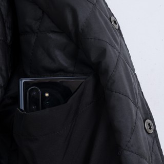 Áo khoác bomber "CREW" - Đen/Kem