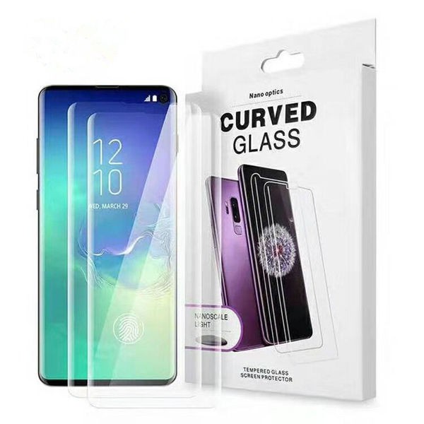 Bộ dán cường lực full màn hình trong suốt công nghệ Nano UV cho Samsung