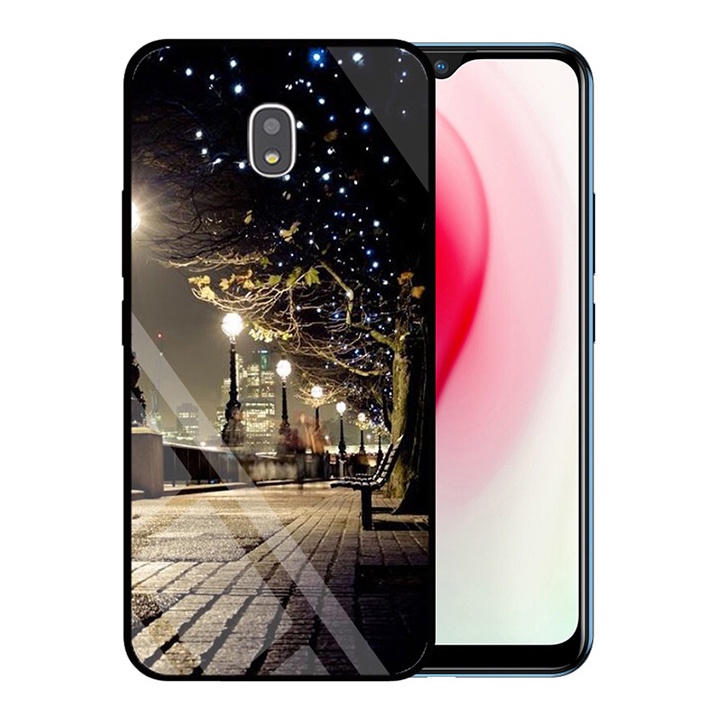 &quot;Ốp lưng Samsung J7 Pro &quot; Mặt kính 3D sang trọng_Không Nhòe, Không Phai Hình ( Tim shop )