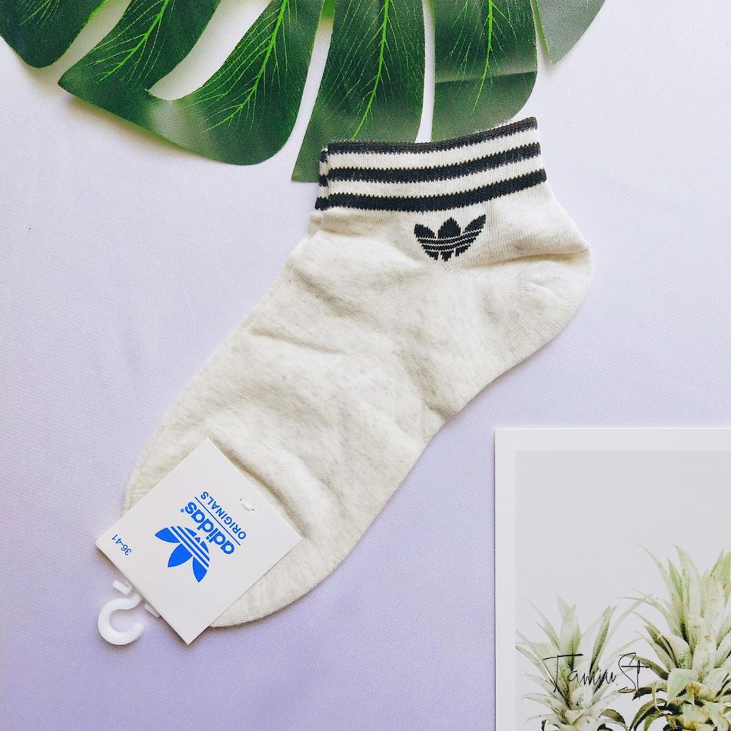 Vớ chân | Tất chân ngắn sọc Adidas