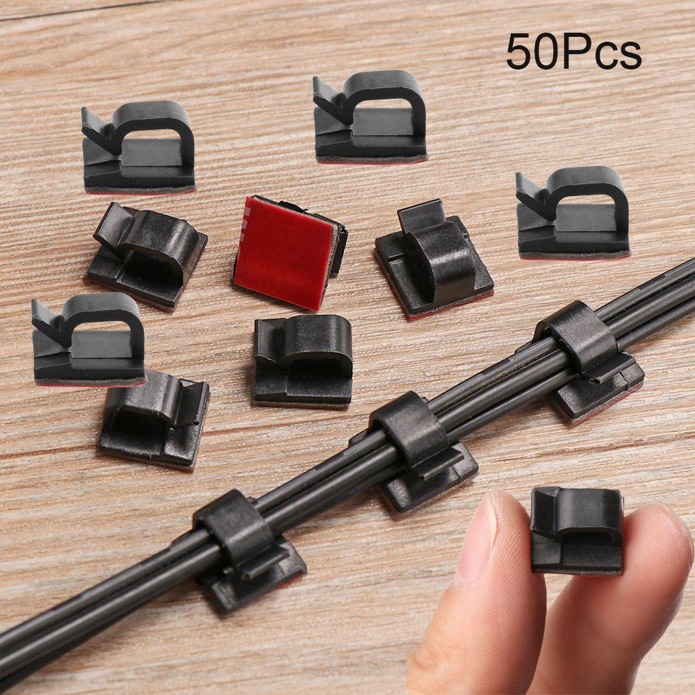 Set 50 Kẹp Cố Định Dây Cáp Chắc Chắn Tiện Dụng