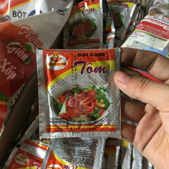 BỘT CANH TÔM THIÊN HƯƠNG FOOD DÂY 10 GÓI * 10G