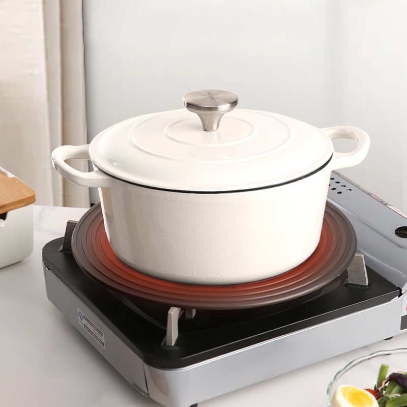 JEETEE Tấm Kim Loại Chịu Nhiệt Làm Nóng / Dày 4MM 24/28CM Cho Nhà Bếp