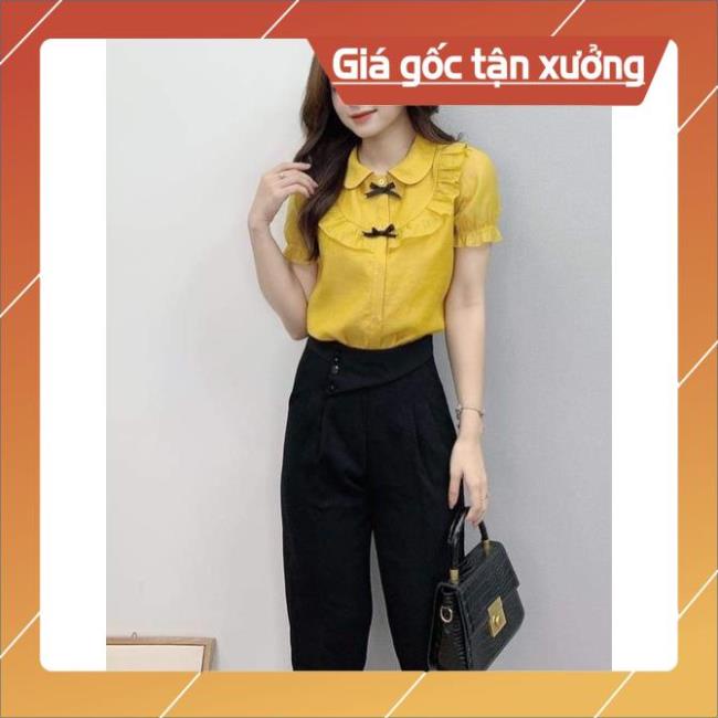 [Chất lượng số 1] Áo Sơ Mi Nữ Công Sở, Dáng Suông 💖Gloria Shop💖 Sơ mi đính nơ, dáng basic dễ phối đồ SMK1 | BigBuy360 - bigbuy360.vn