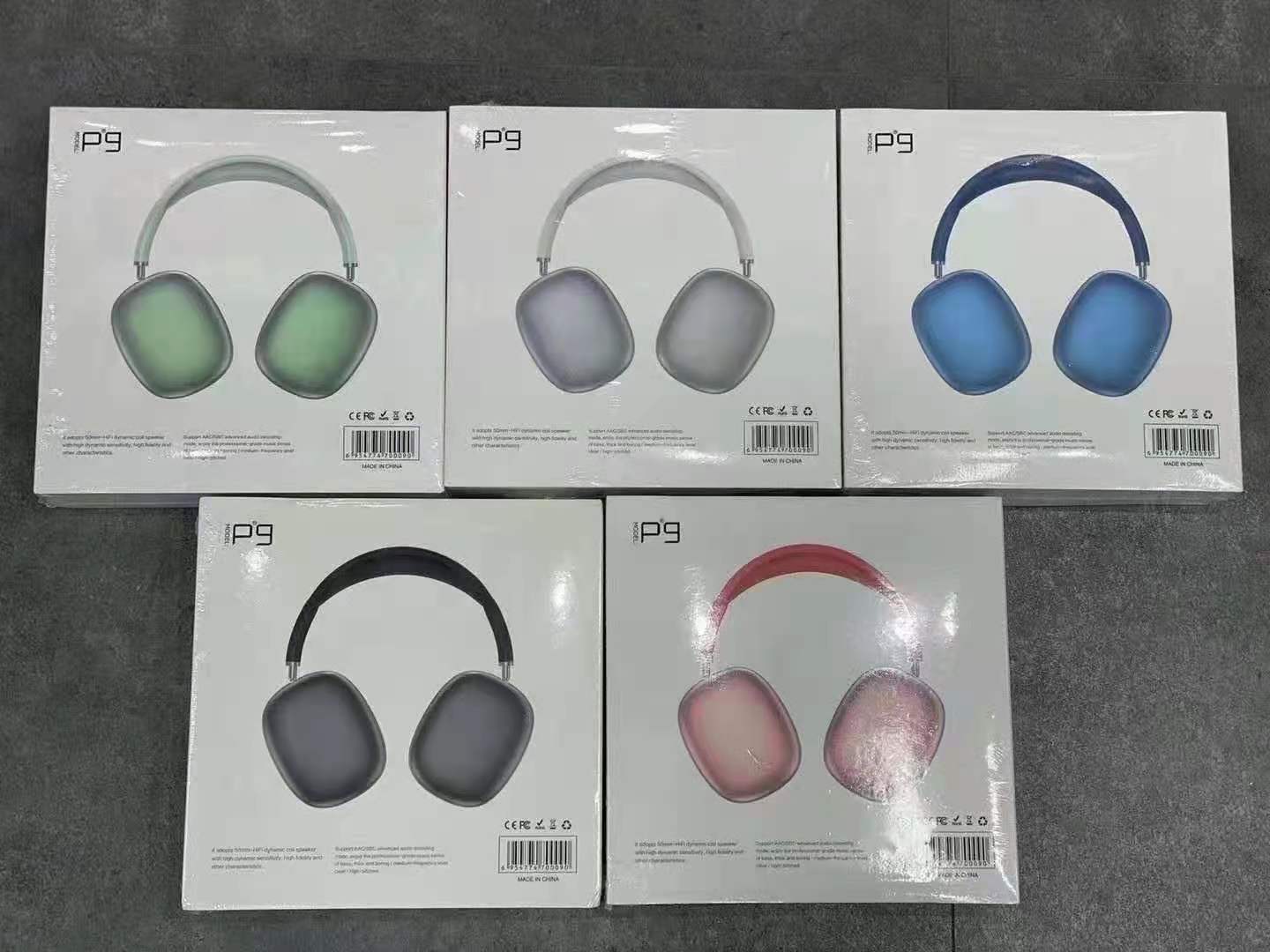 Tai Nghe Bluetooth Không Dây P9 Màu Macaron Kèm Mic Dùng Cho Android Ios