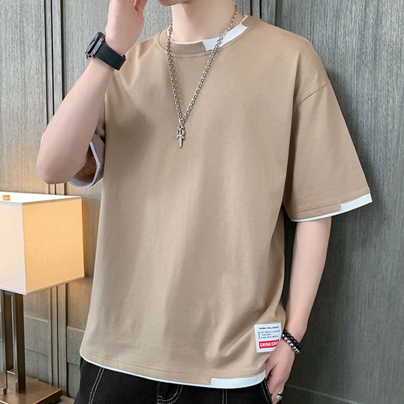 Áo Thun Tay Ngắn Cổ Bẻ Thời Trang Dành Cho Nam