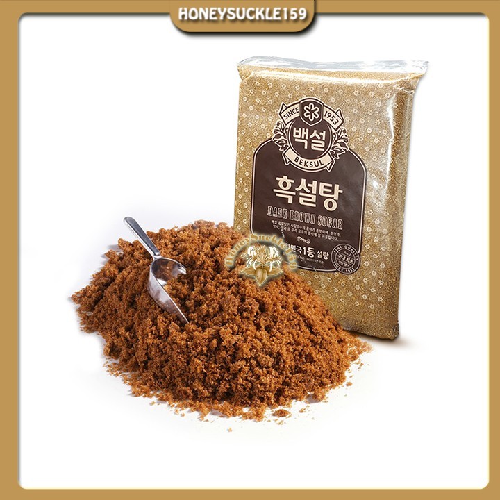 Đường Nâu Đen/Đường Dark Brown Hàn Quốc Chia Nhỏ 100g