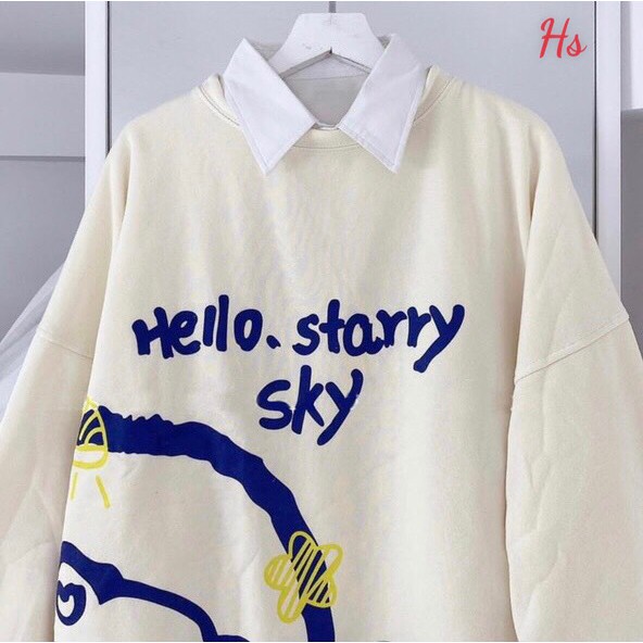 Áo sweater in gấu hello - HANHAN CLOTHINGS | BigBuy360 - bigbuy360.vn