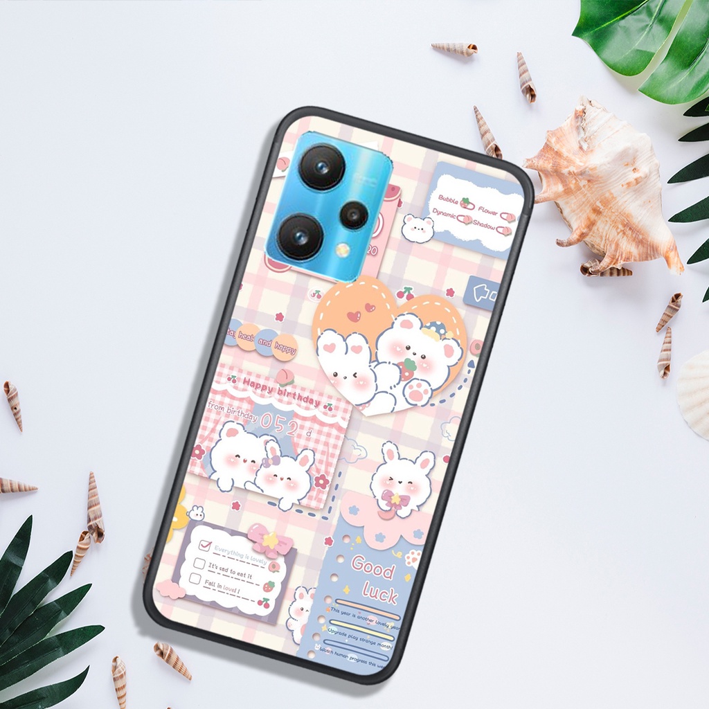 ỐP LƯNG OPPO REALME C35, IN HÌNH GẤU NÂU CHOCOLATE ĐÁNG YÊU.