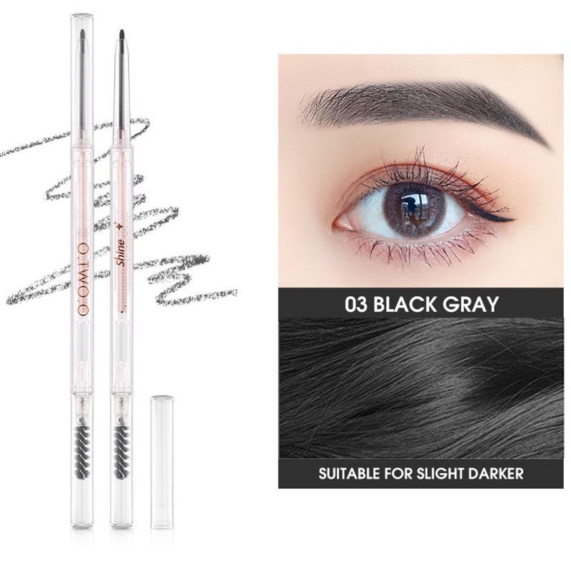 Bút Chì Kẻ Lông Mày Tạo Kiểu Kháng Nước Siêu Mịn brroa