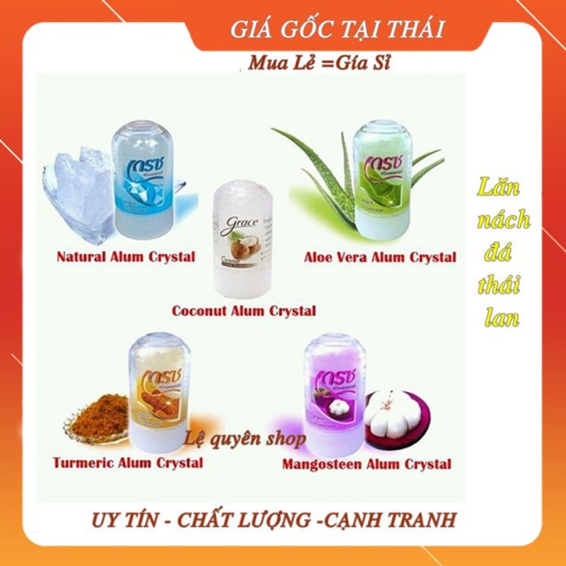 Lăn nách khử mùi đá khoáng Thái Lan
