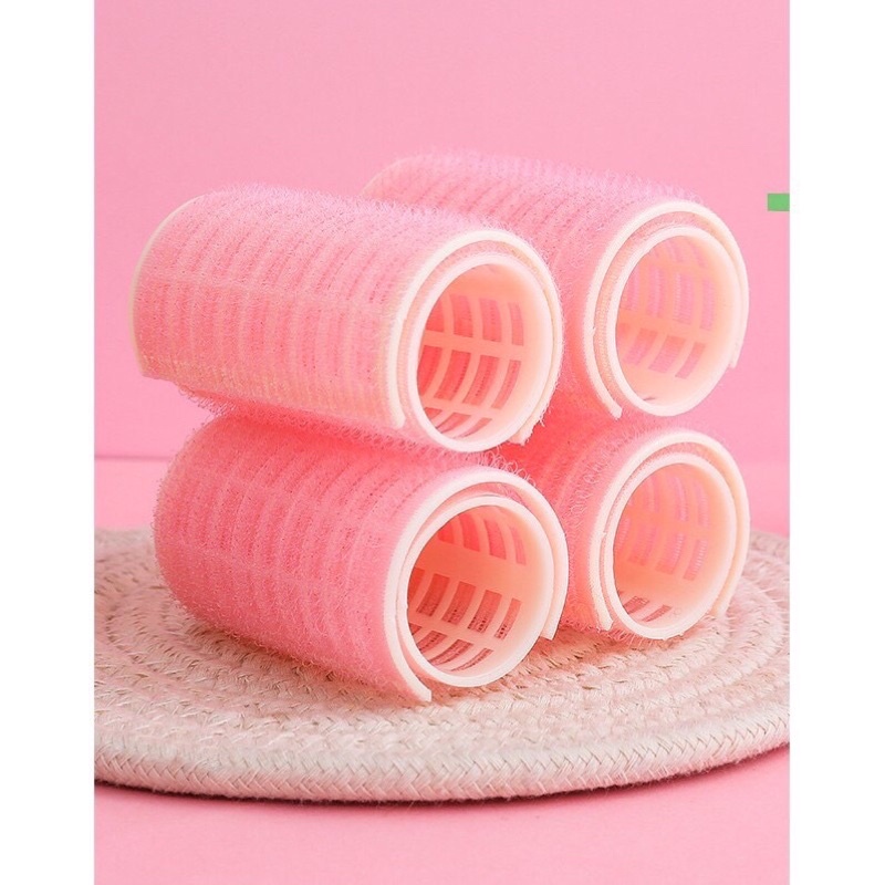 Bộ 2 Lô Cuốn Tóc Tự Dính Uốn Mái