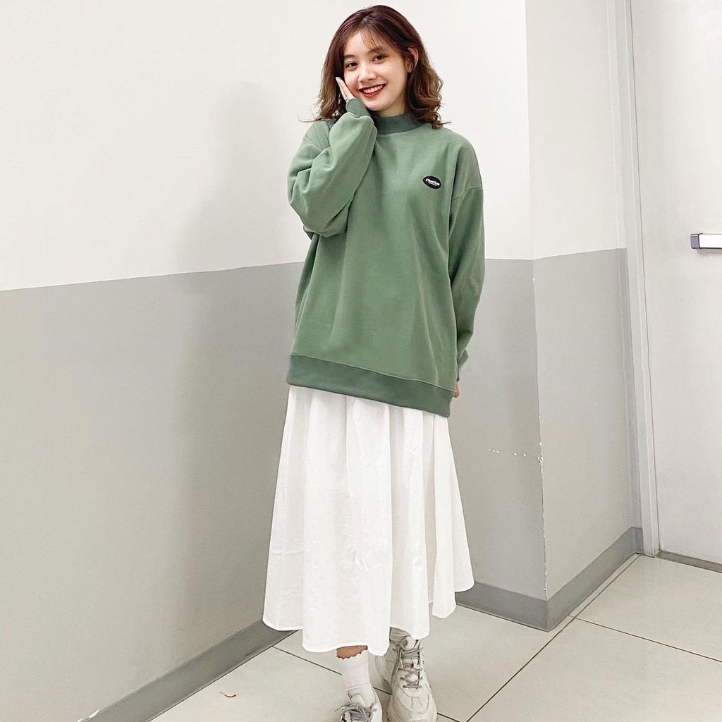 Chân váy dài trắng Ulzzang có lớp lót trong - chất vải đũi Hàn nhẹ nhàng, mềm mại - cạp chun co giãn thoải mái | BigBuy360 - bigbuy360.vn