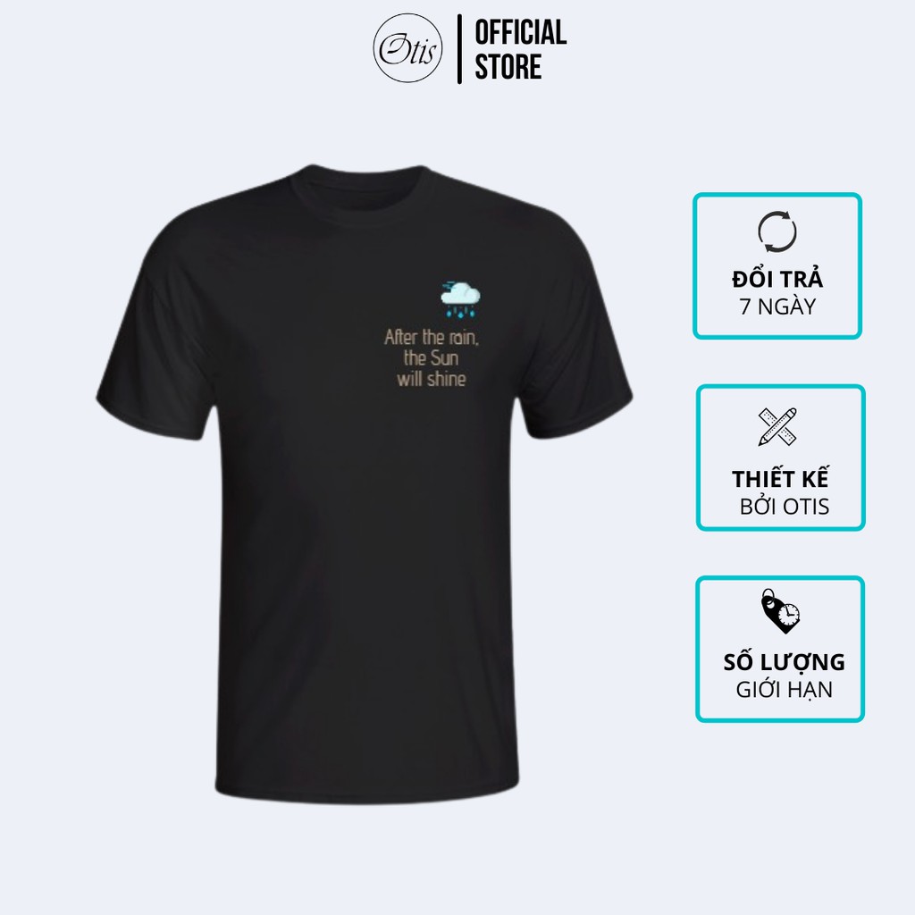 Áo Thun Tay Ngắn Unisex Otis After The Rain - Vải Cotton - Form Châu Âu - Dễ Phối Đồ