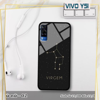 Ốp lưng kính Vivo Y51 2020 cung hoàng đạo