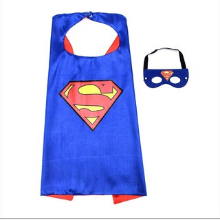 Combo choàng và mặt nạ nhân vật siêu anh hùng Superman