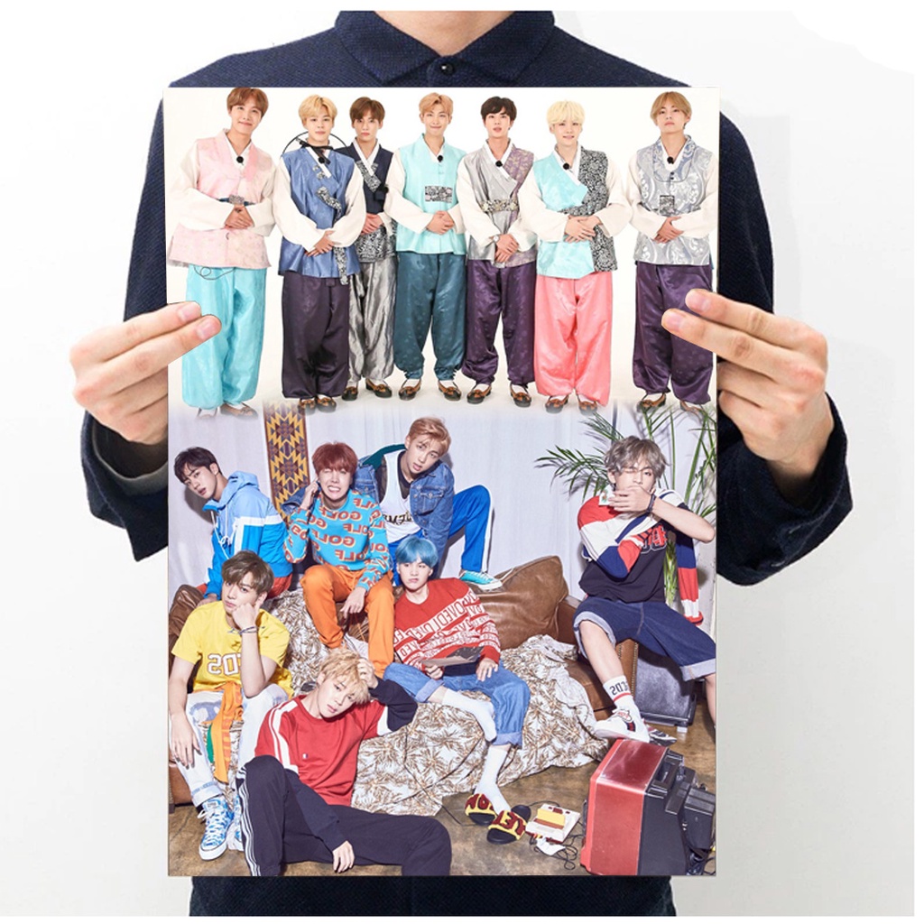 Tranh dán tường BTS , Áp Phích BTS, Poster nhóm nhạc BTS