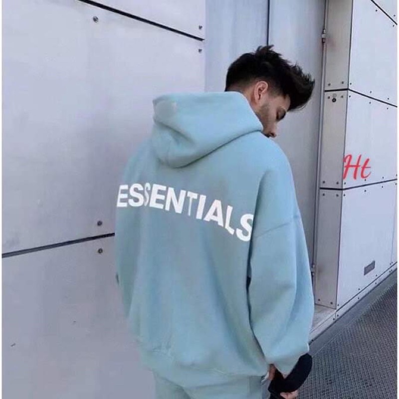 Áo hoodie ESS phản quang sau lưng HT12