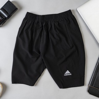 COMBO 2 QUẦN ĐÙI NAM MÀU ĐEN, CHẤT LIỆU VẢI SI GIÓ MỀM, MỊN