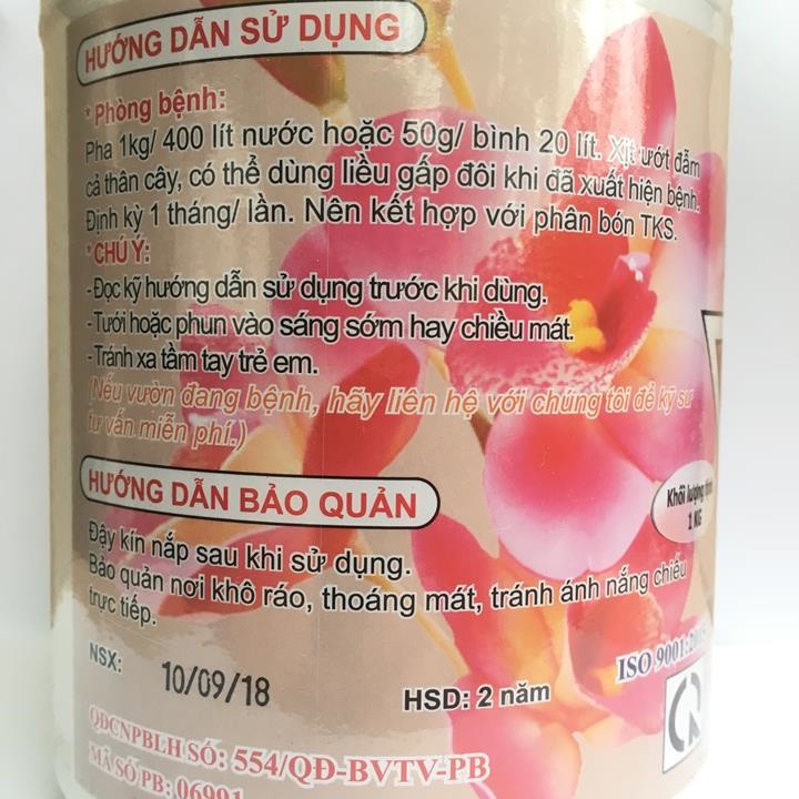 Phân bón TKS PSEUDOMONAS đối kháng và diệt các loại nấm bệnh hộp 1kg