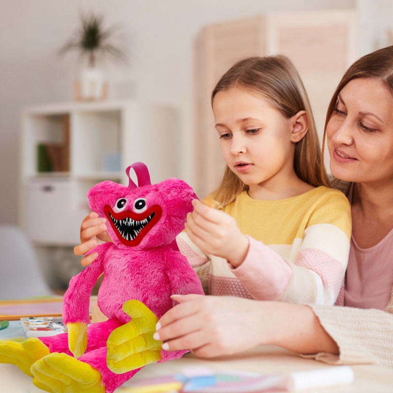 Ba lô 40cm hình thú nhồi bông dễ thương cho bé wuggy huggy poppy playtime