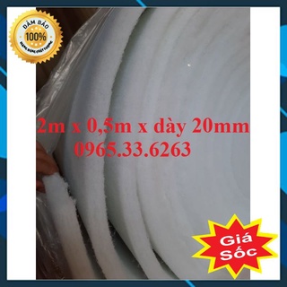 1 mét vuông bông lọc nước bể cá, bông lọc bụi dày 20mm. Bông lọc bể cá, hồ cá, bể thủy sinh