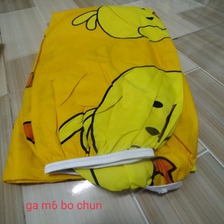 sét ga gối cotton poly mẫu vịt vàng