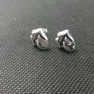 Bông tai, khuyên tai Chrome Heart Rolling Stone mạ bạc cao cấp – Shop Lộc độc và lạ