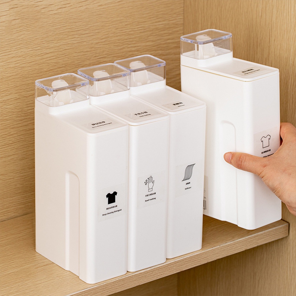 Chai đựng nước giặt / nước xả / nước tẩy quần áo dung tích lớn 1000ml có thể nạp lại