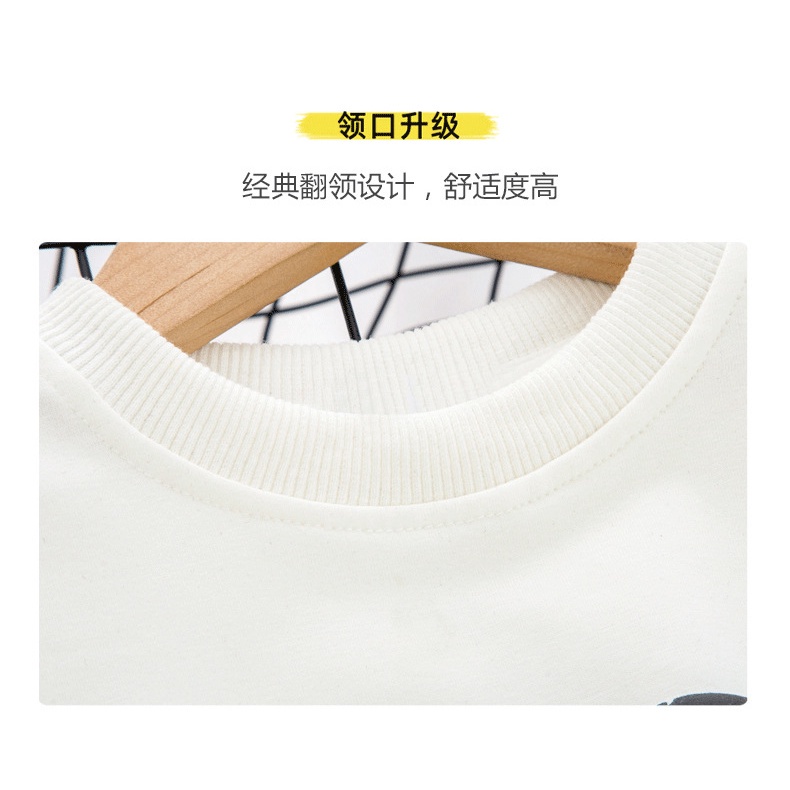 Áo thun cotton tay dài dáng rộng thời trang xuân thu cho bé 100-160cm