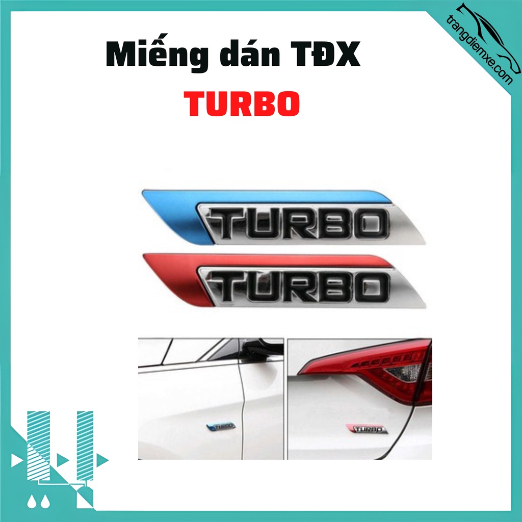 Logo Dán Tđx Turbo Trang Trí Xe Ô Tô
