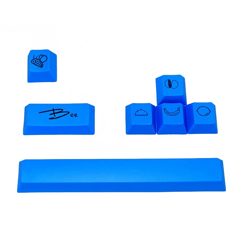 Mojito Set 7 Nút Bàn Phím Cơ DIY Hình Mật Ong Và Sữa PBT