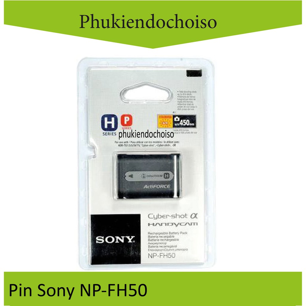 Pin sạc thay thế Sony NP-FH50/FH70/FH100