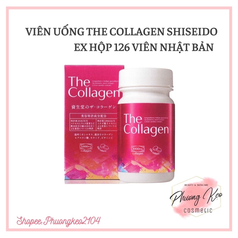 Viên uống The Collagen Shiseido EX Hộp 126 viên Nhật Bản