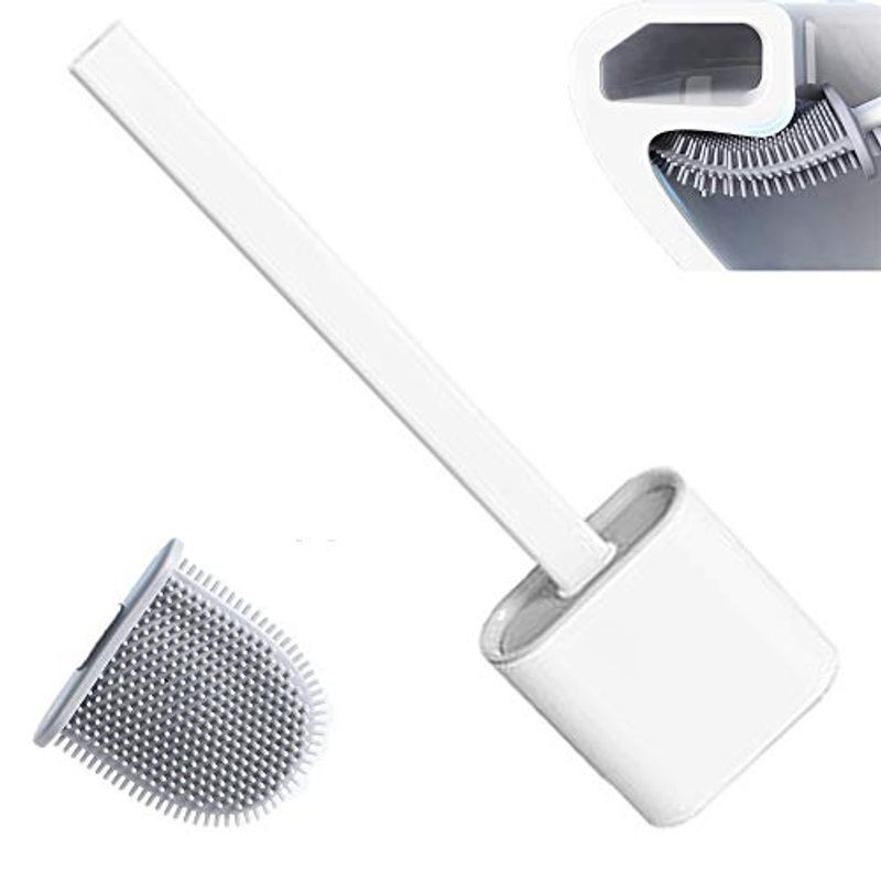 Chổi Cọ ToiLet Vệ Sinh Nhà Tắm Silicon Có Giá Đỡ H317